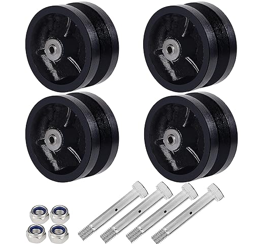 Cast Iron V-Groove Wheel 4x2, 6x2 W/O Metal Box