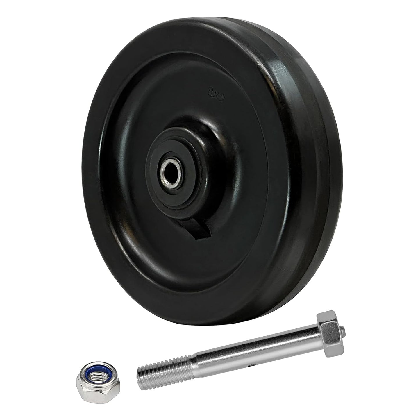 2" Width Phenolic Wheels-High Temperature Resistance: -50f to +250f, Roller Bearing-1/2" Bore