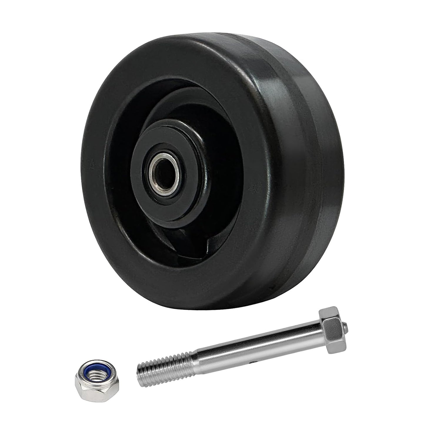 2" Width Phenolic Wheels-High Temperature Resistance: -50f to +250f, Roller Bearing-1/2" Bore