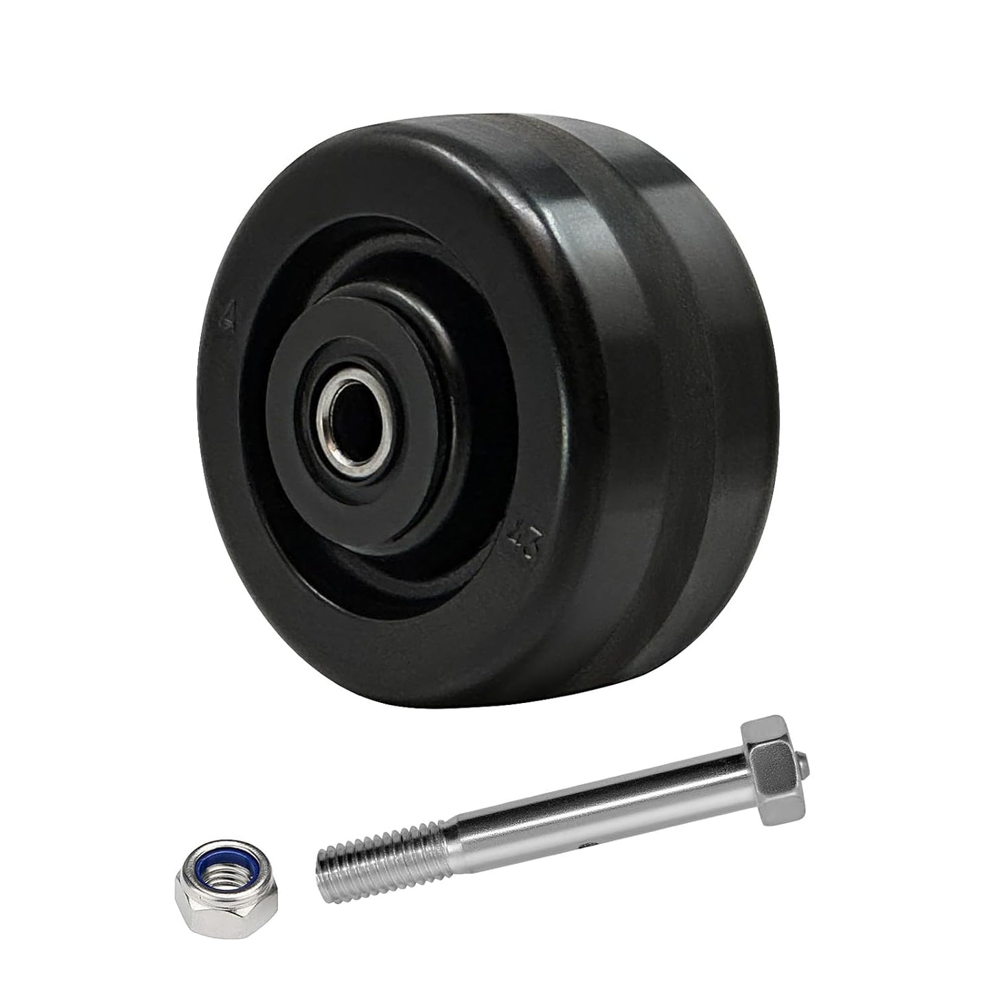 2" Width Phenolic Wheels-High Temperature Resistance: -50f to +250f, Roller Bearing-1/2" Bore