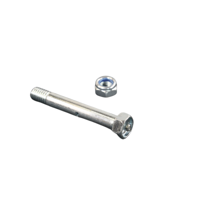 Stainless Axle & Nut wiht Zerk Fitting (4 Pieces)